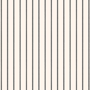 simple hand drawn vertical stripes - charcoal