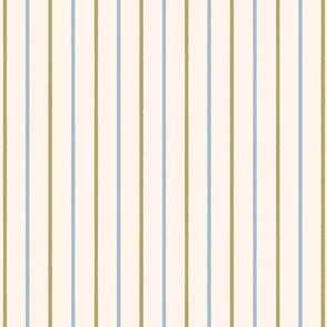 simple hand drawn vertical stripes - blue and olive green