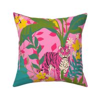 Hot Pink Tiger Jungle Island