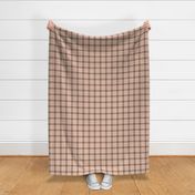 Headmaster Plaid - Pink Chocolate Brown Red Mint Small Scale