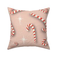Candy Cane Dreams Christmas Pink Jumbo Scale