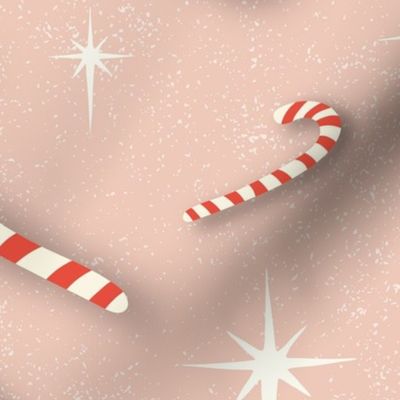 Candy Cane Dreams Christmas Pink Jumbo Scale
