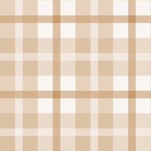 Camel Brown Plaid