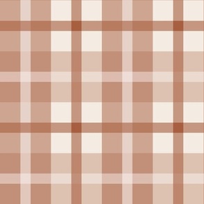 Earthy Brown Plaid