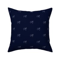 Bamboo Forest -large frog blue