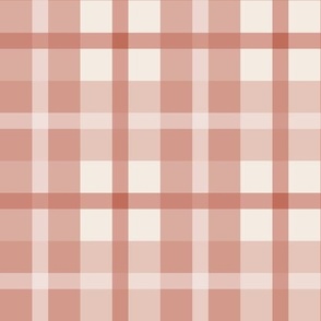 Rose Brown Plaid