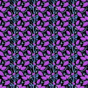 Poison Ivy purple on black 4x4