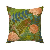 Ferns and Florals gold