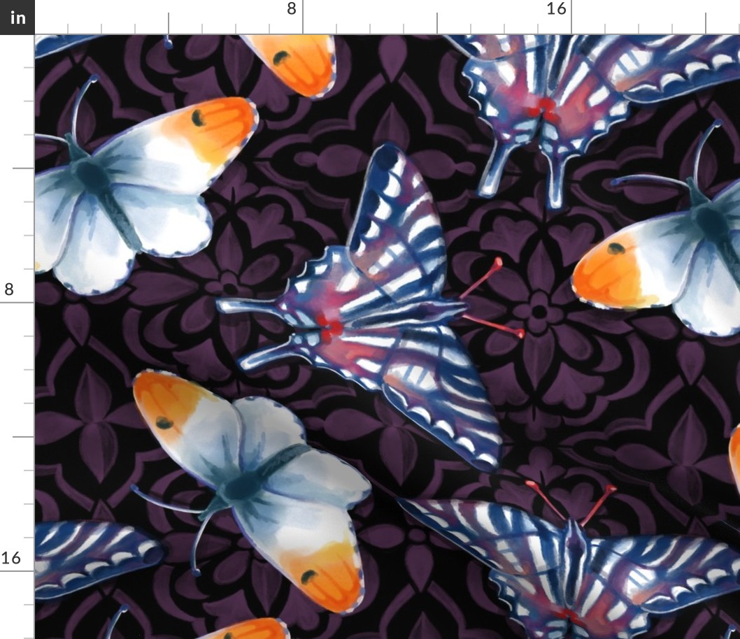 Butterfly Elegance, Deep Purple