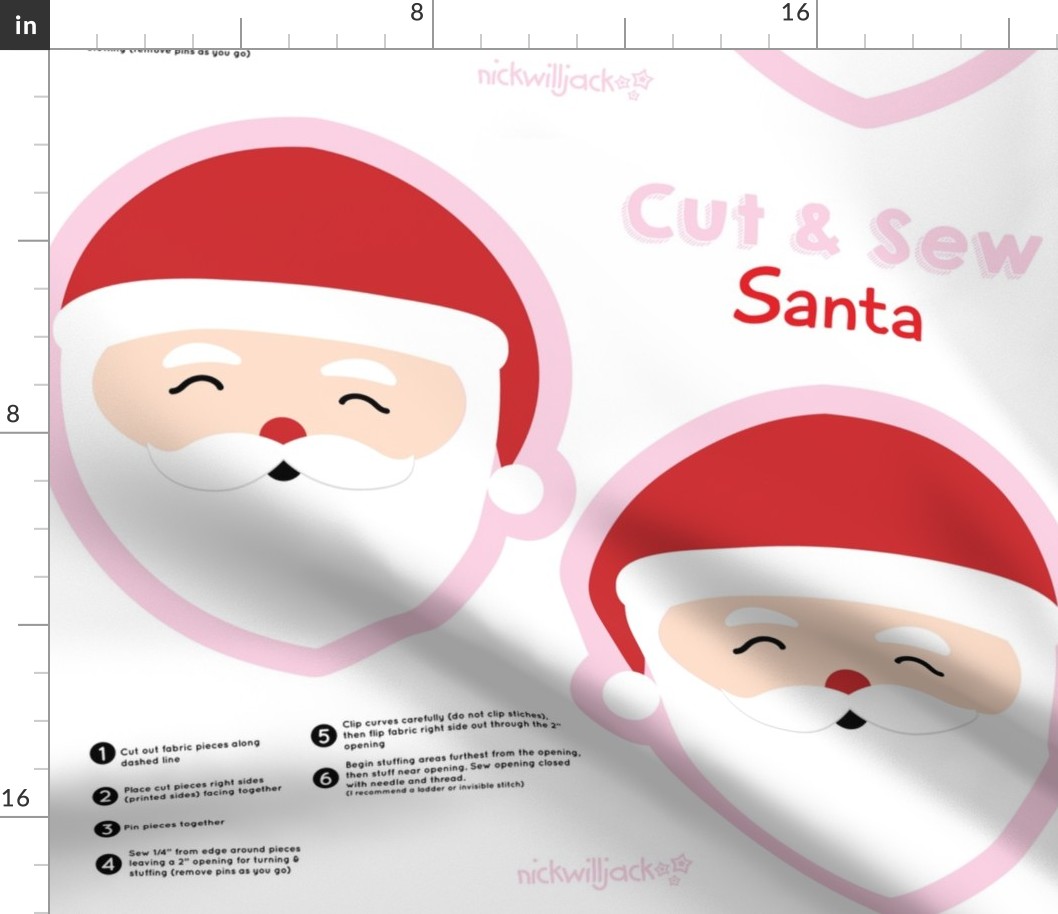 Cut and Sew Santa light skin