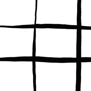 Jumbo Scale // Handmade Basic Grid // Black and White