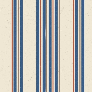 Fall Stripes - Blue Cream - Cozy Autumn - East Fork