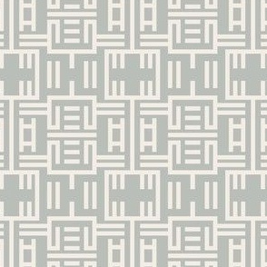 geometric chinoiserie neutrl colors | small