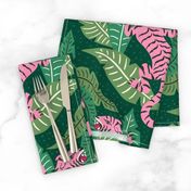 Tiger Damask/green and custom pink/jumbo scale