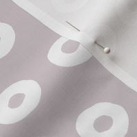 Dots with dots - medium - Gray Lilac 