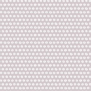 Dots with dots Gray Lilac - extra extra small / tiny micro sized 