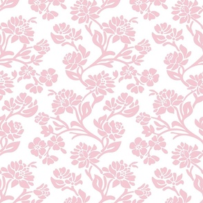 Cotton Candy pink pastel vintage florals light