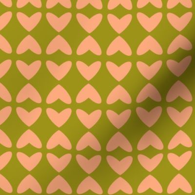 Valentine Boys Hearts green 3x2