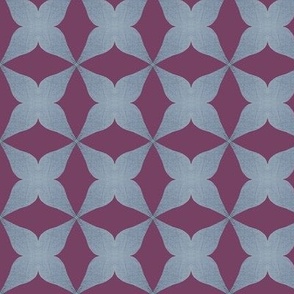 Retro Silver Pattern - Pink