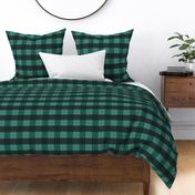 Seamless Plaid Holiday Pattern, Green and Black Tartan Plaid Christmas Pattern