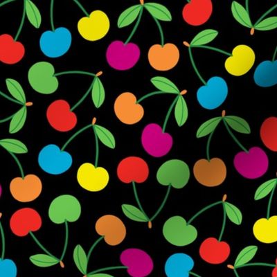 Colorful Cherry - black 