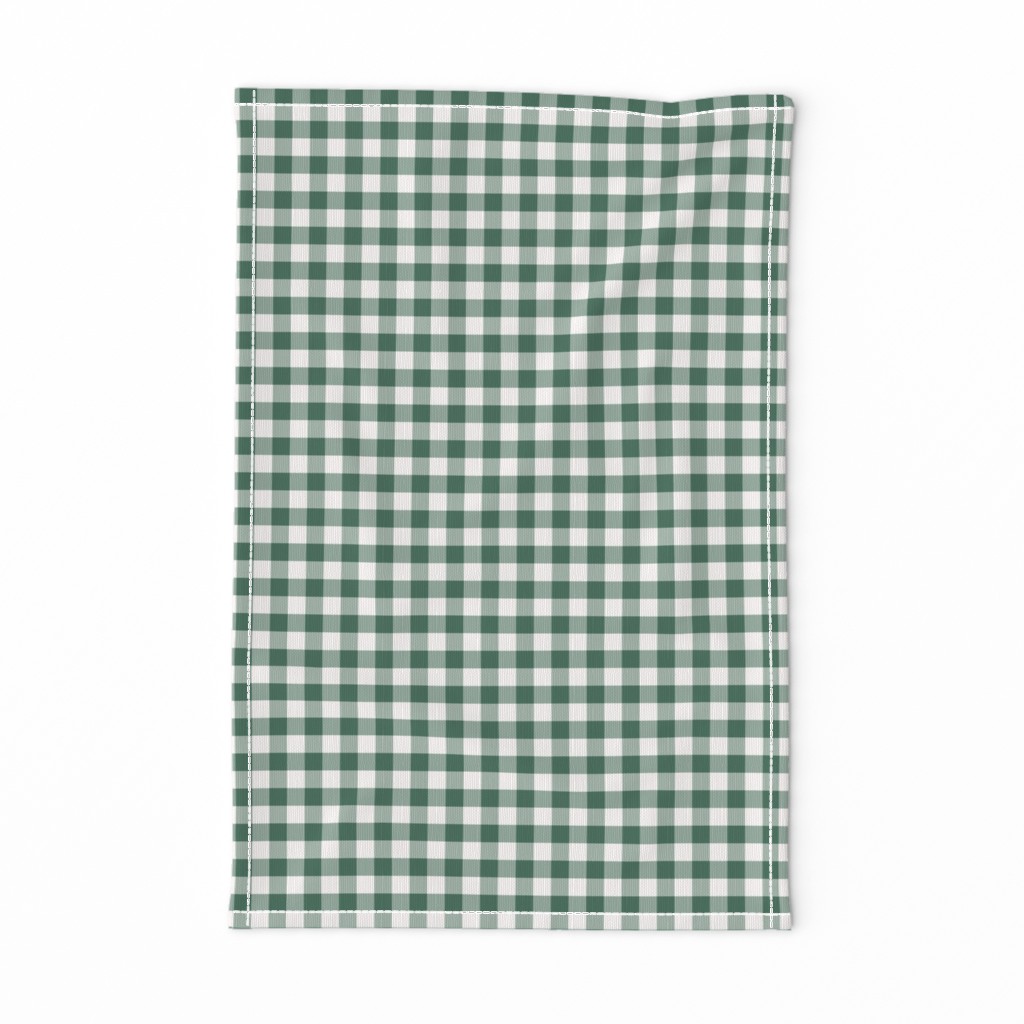 1/2 Inch Green Buffalo Check | Half Inch Checkered Green and White