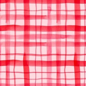 Watercolor pink checkered texture