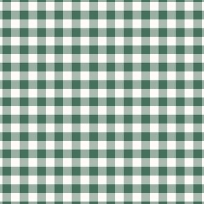 1/4 Inch Green Buffalo Check | Small Quarter Inch Checkered Green and White