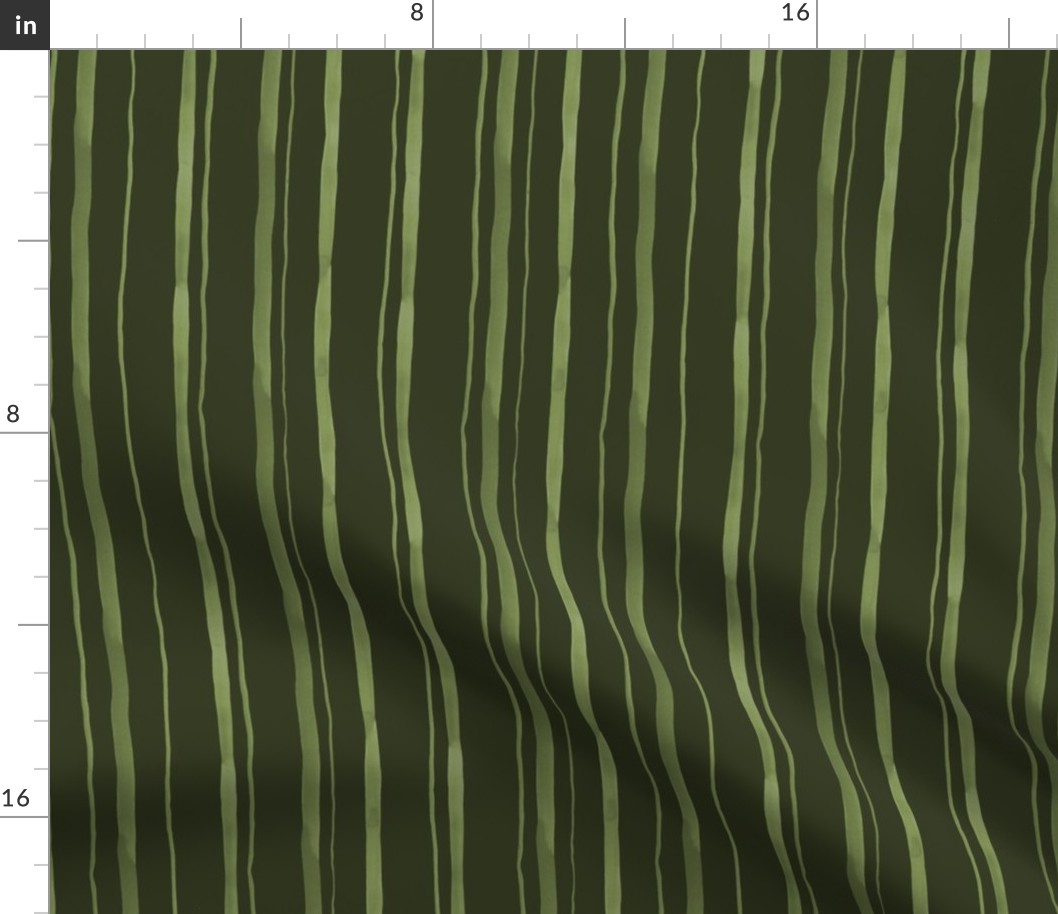 Forest green stripe