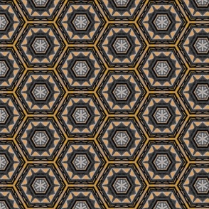 Stitched & Radiant Moody Hexagon Tile