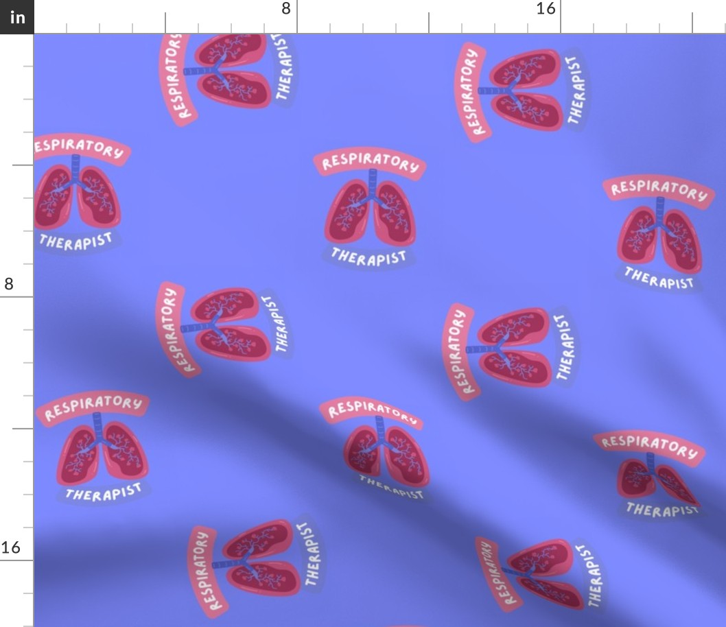 Respiratory Therapist Lungs Fun Colors Anatomy