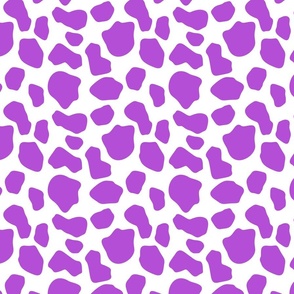Download Cute Purple Cow Print Wallpaper