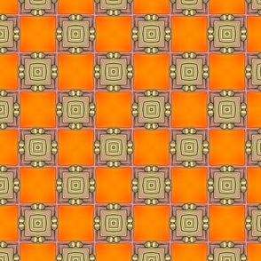 Tangerine Gold Squares