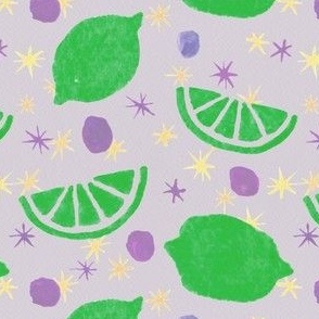 Citrus - lime & purple