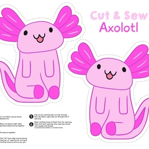 Cut and Sew Axolotl