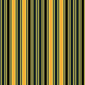 Orange, grey and black vertical stripes - Medium scale