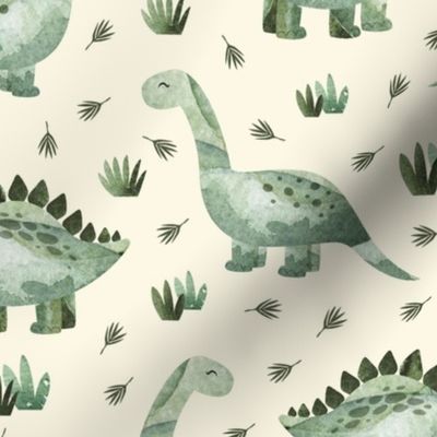 ( large ) Dinosaur, dino, green, boy