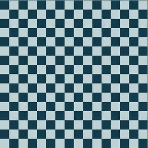 Underwater Pool Blue Checkered