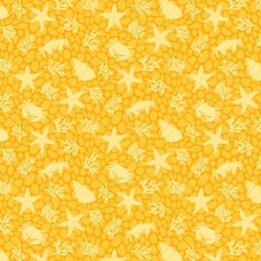 Rockpool Fun - SMALL (Quilting & Crafting) - Bright Yellow