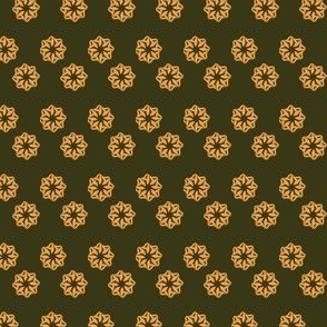 Flower Power - Olive Green