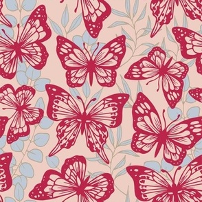 Viva Magenta Butterfly