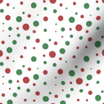 Red and Green Polka Dots