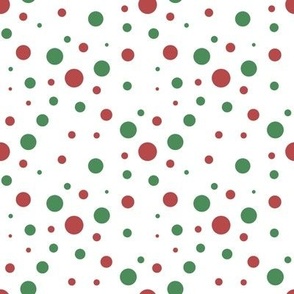 Red and Green Polka Dots