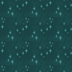 christmas stars deep forest tonal 6IN
