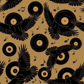 Ravens and vinyl records 