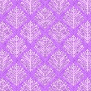 Lavender Eloise Garden Leaves Textured Small Scale