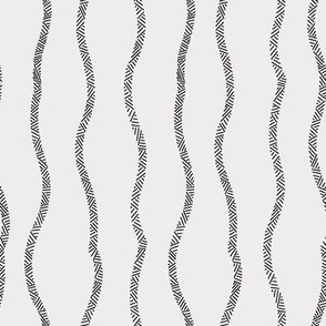 Rope Squiggle Stripes x Light Gray