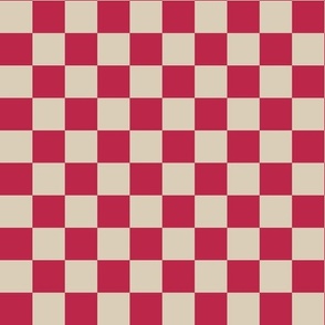 Checkerboard 2023 Pantone Viva Magenta + Tan