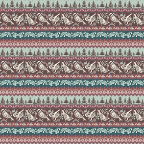 Fair Isle Forest Adventures Claret Small