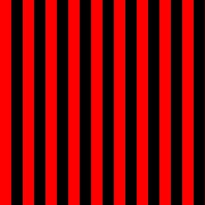 Red and Black Wide Stripe